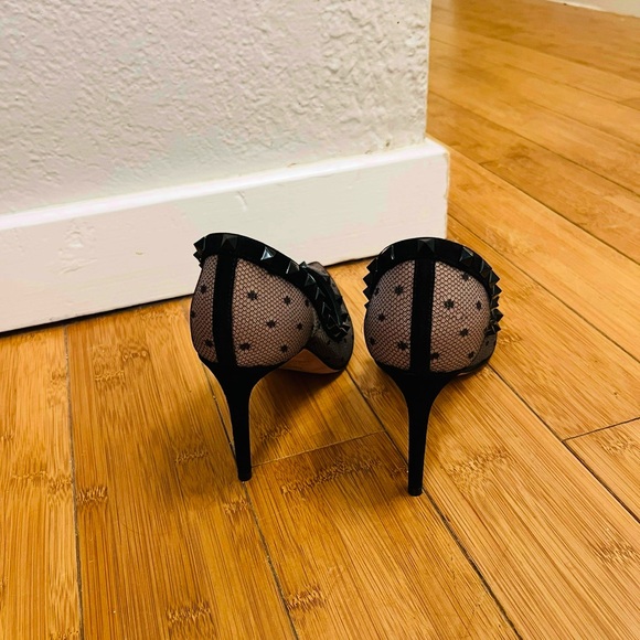 New Valentino Rock Stud Mesh Heels - Picture 3 of 10